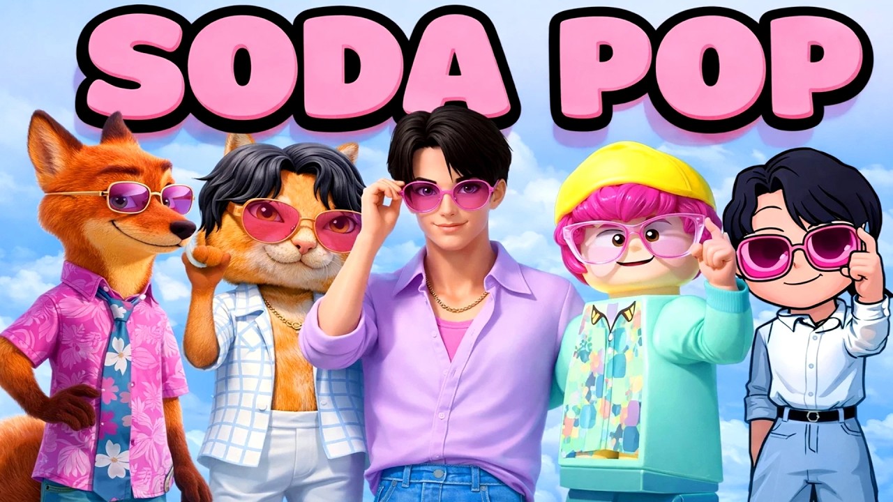 La Canción Soda Pop de SAJA BOYS En Diferentes VERSIONES #8✨Adivina Soda Pop: Las Guerreras K-pop