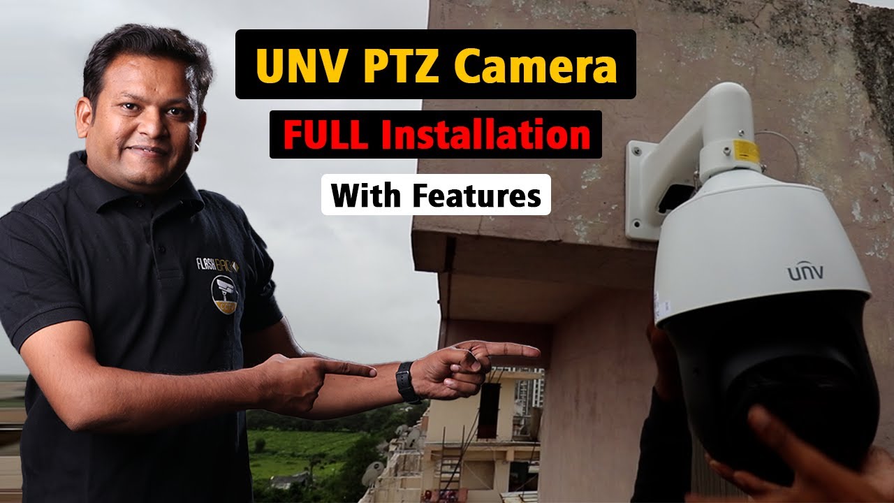 UNV PTZ Complete Installation With Features | Live Demonstration | Bharat Jain