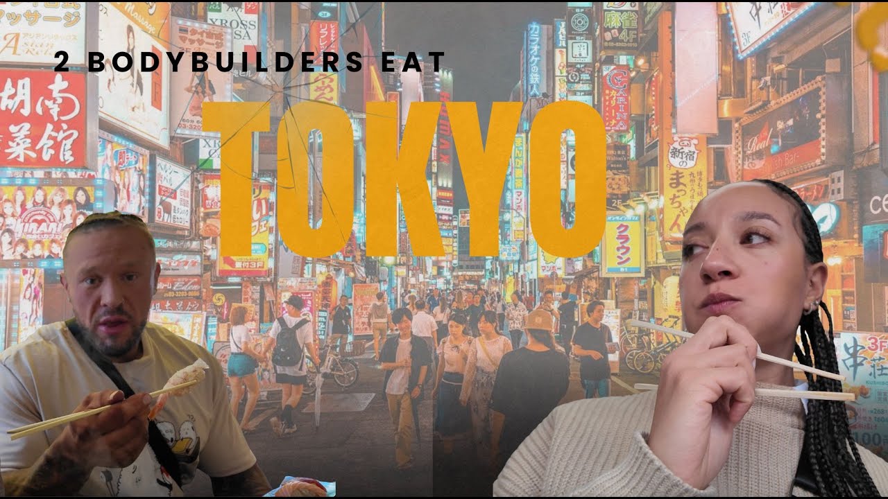 Post-Show Day in Tokyo 🇯🇵 Bodybuilders Hunt Street Food in Tokyo