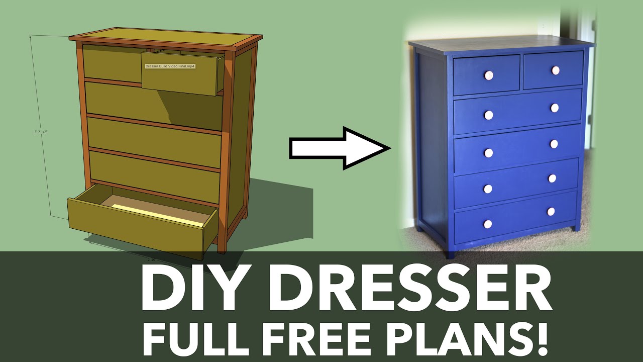 How To Build a Dresser | DIY Tall Dresser