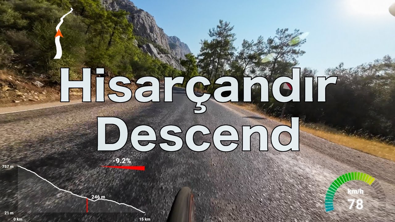 Hisarçandır descend with telemetry