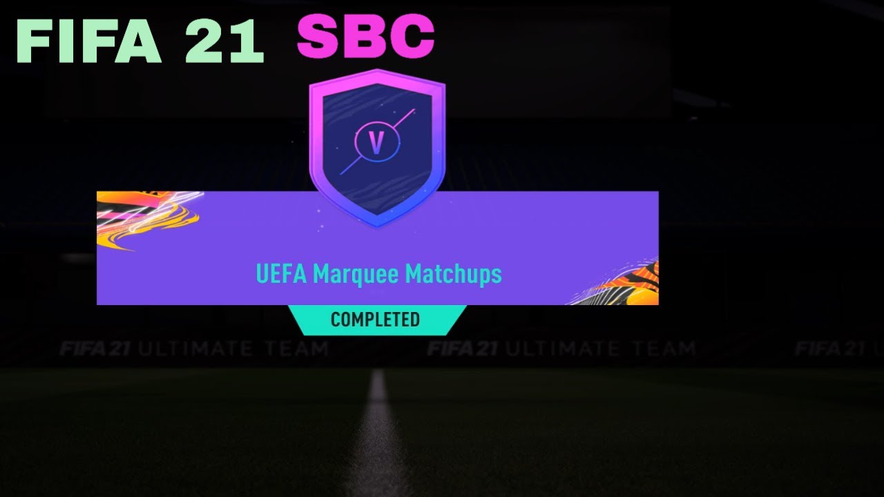 FIFA 21 - UEFA Marquee Matchups - Week #8