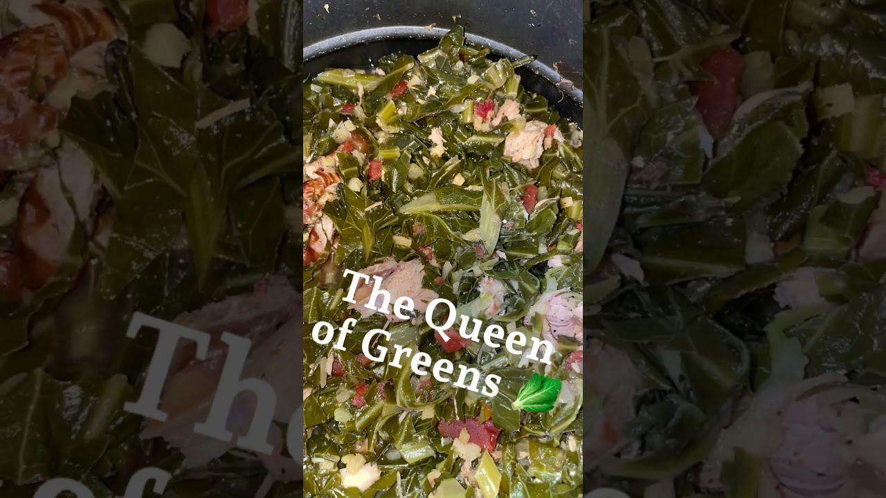The Undisputed QUEEN of GREENS collards turnips mustard kale & cabbage