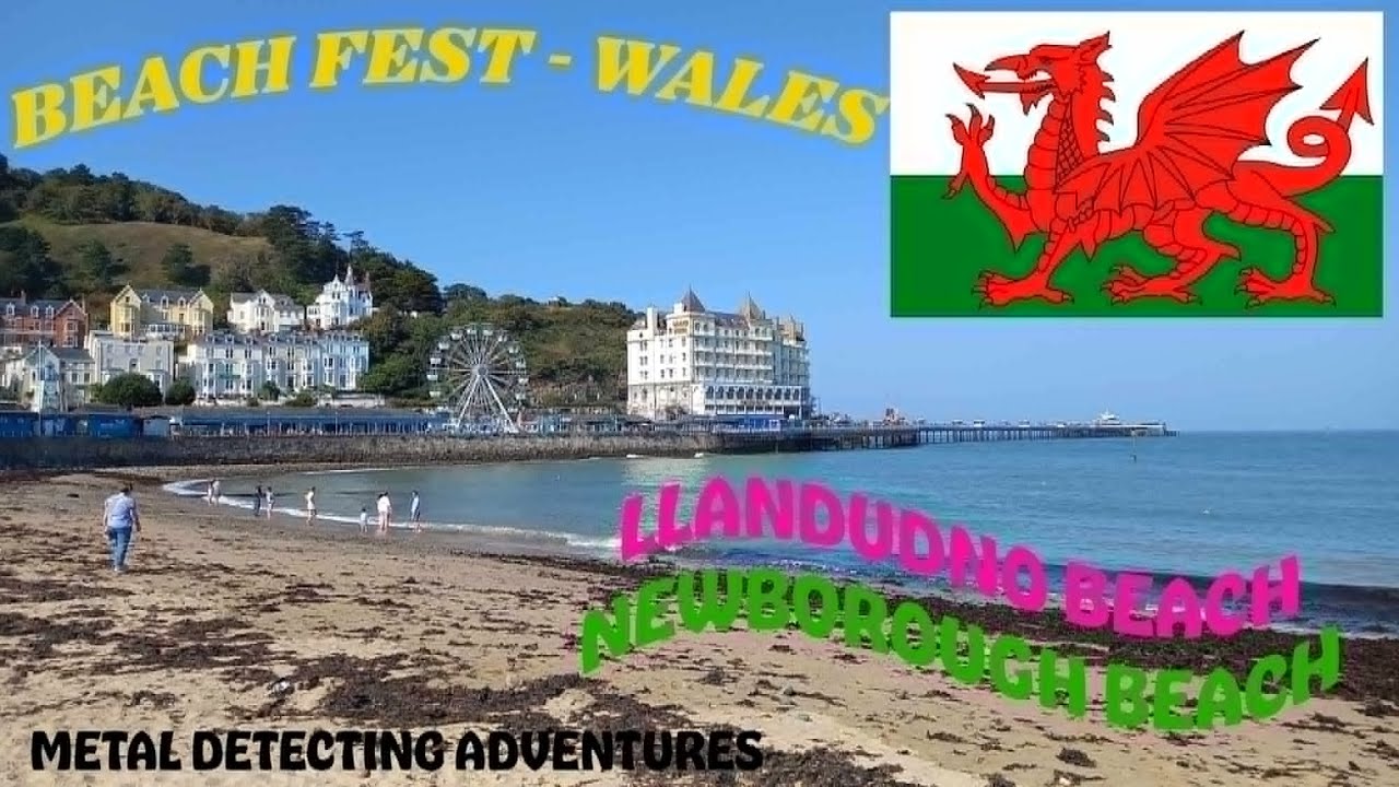 Wales Beach Treasures: Metal Detecting at Newborough & Llandudno - metal detecting uk beaches