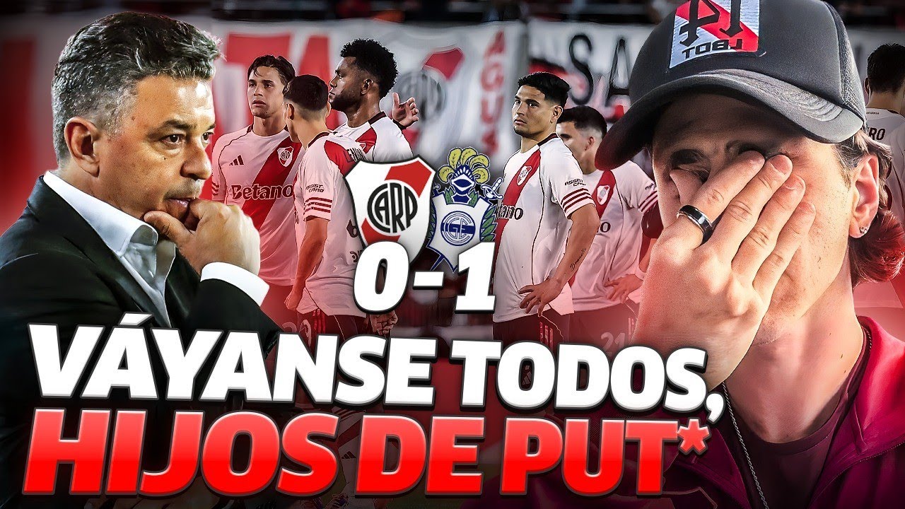 RIVER EN SU PEOR MOMENTO CON GALLARDO, PERDIÓ OTRA VEZ DE LOCAL CON GIMNASIA Y SE VIENE BOCA...