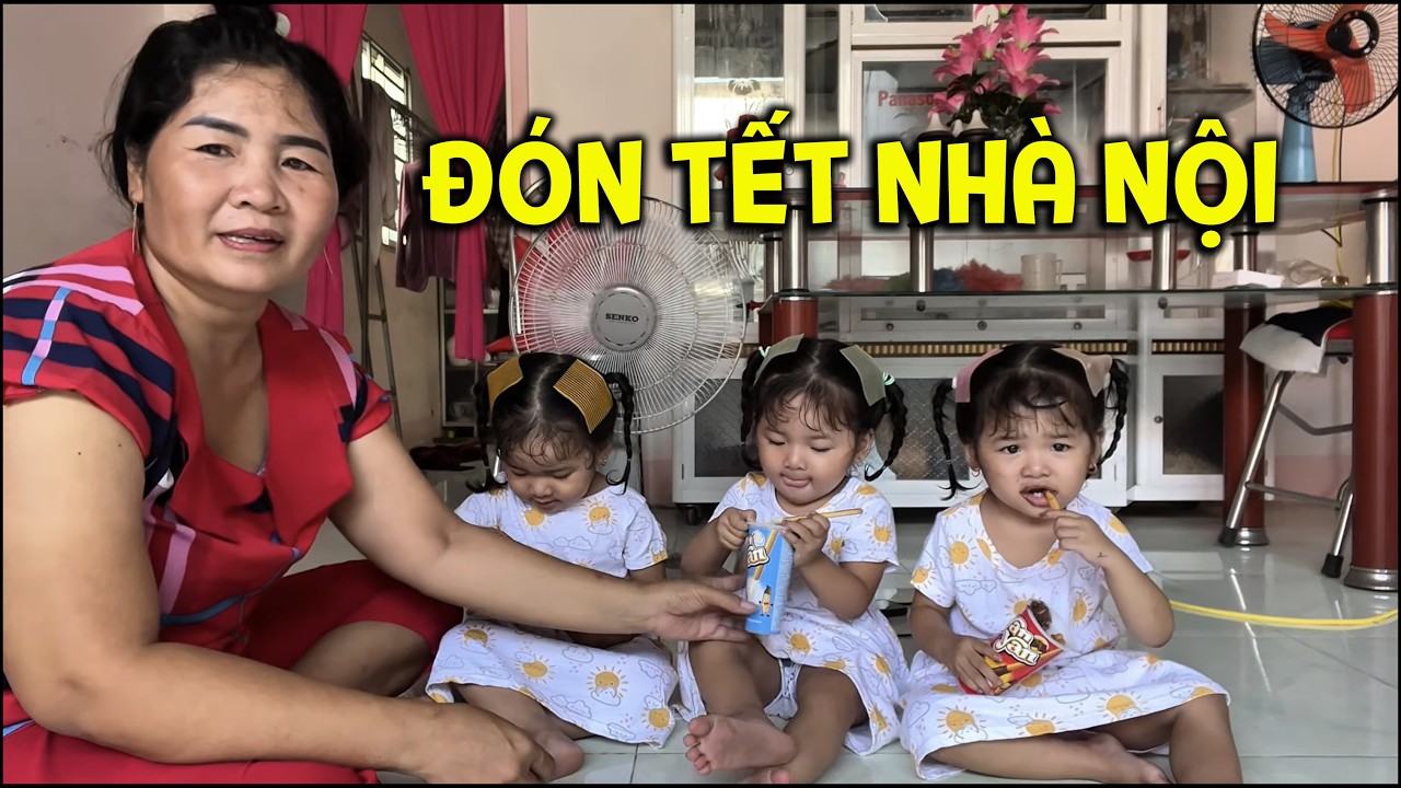 Ngày đầu tiên ăn Tết nhà nội, Gạo Sữa Kem hớn hở gặp nhiều bạn mới | TAM CÔNG CHÚA