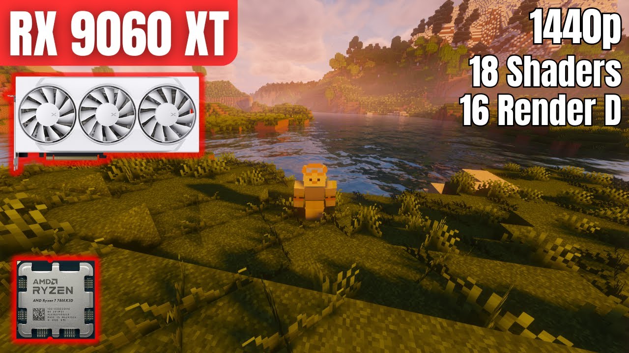 RX 9060 XT 16GB: Minecraft | 18 Shaders Tested! | 1440p