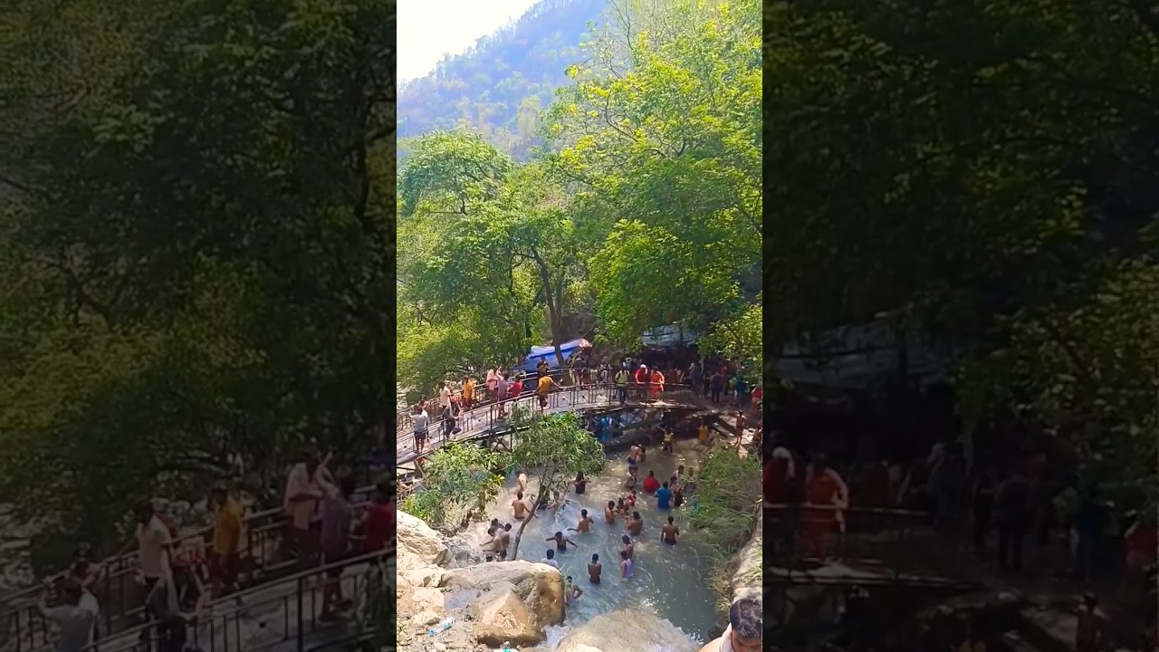 Neer Waterfall⛲ in Rishikesh⛰️ #nature🏞️ #shorts #travel #rishikesh #uttarakhand #viral