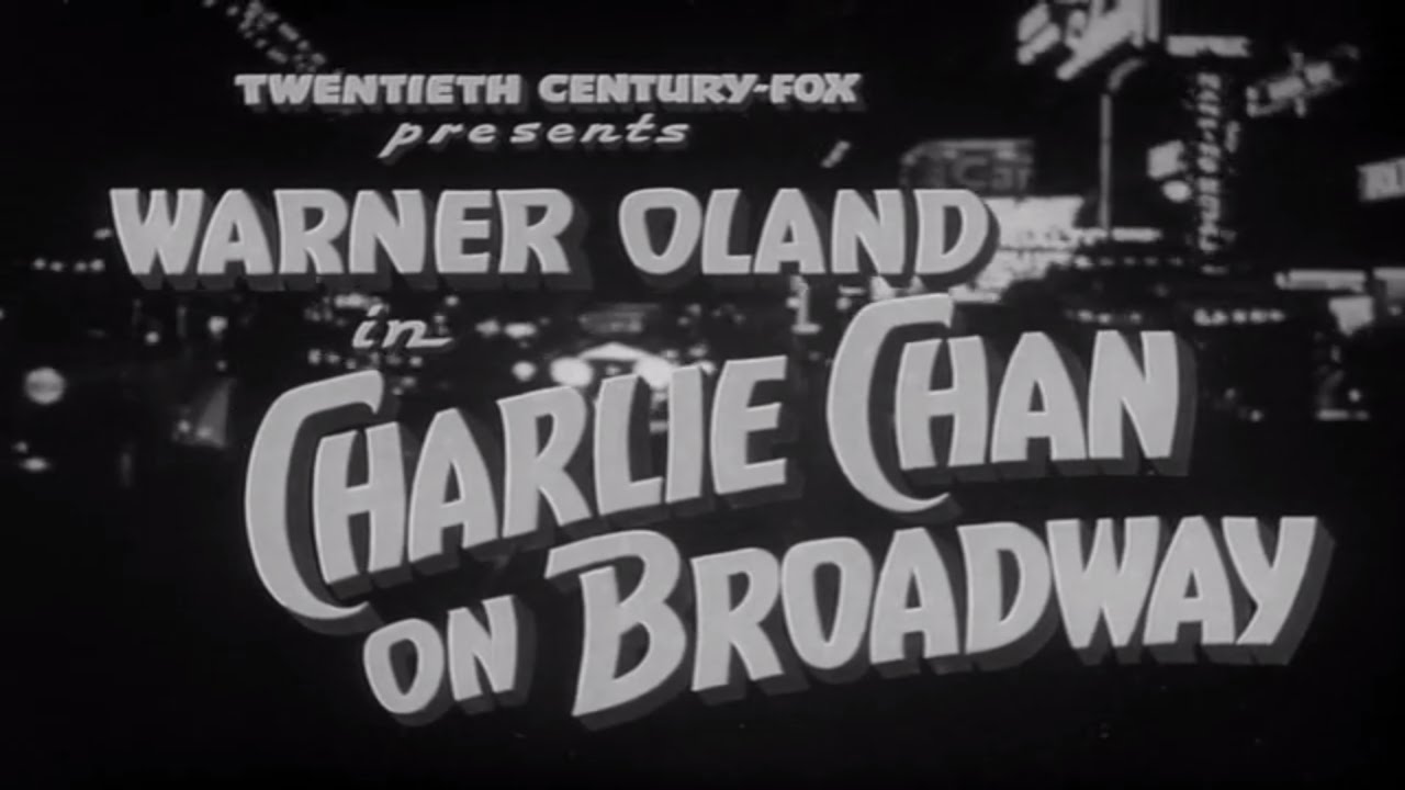 12   Charlie Chan On Broadway 1937 Excellent