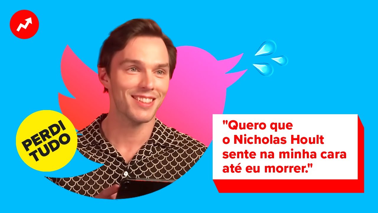 Nicholas Hoult lê Tuítes Sedentos