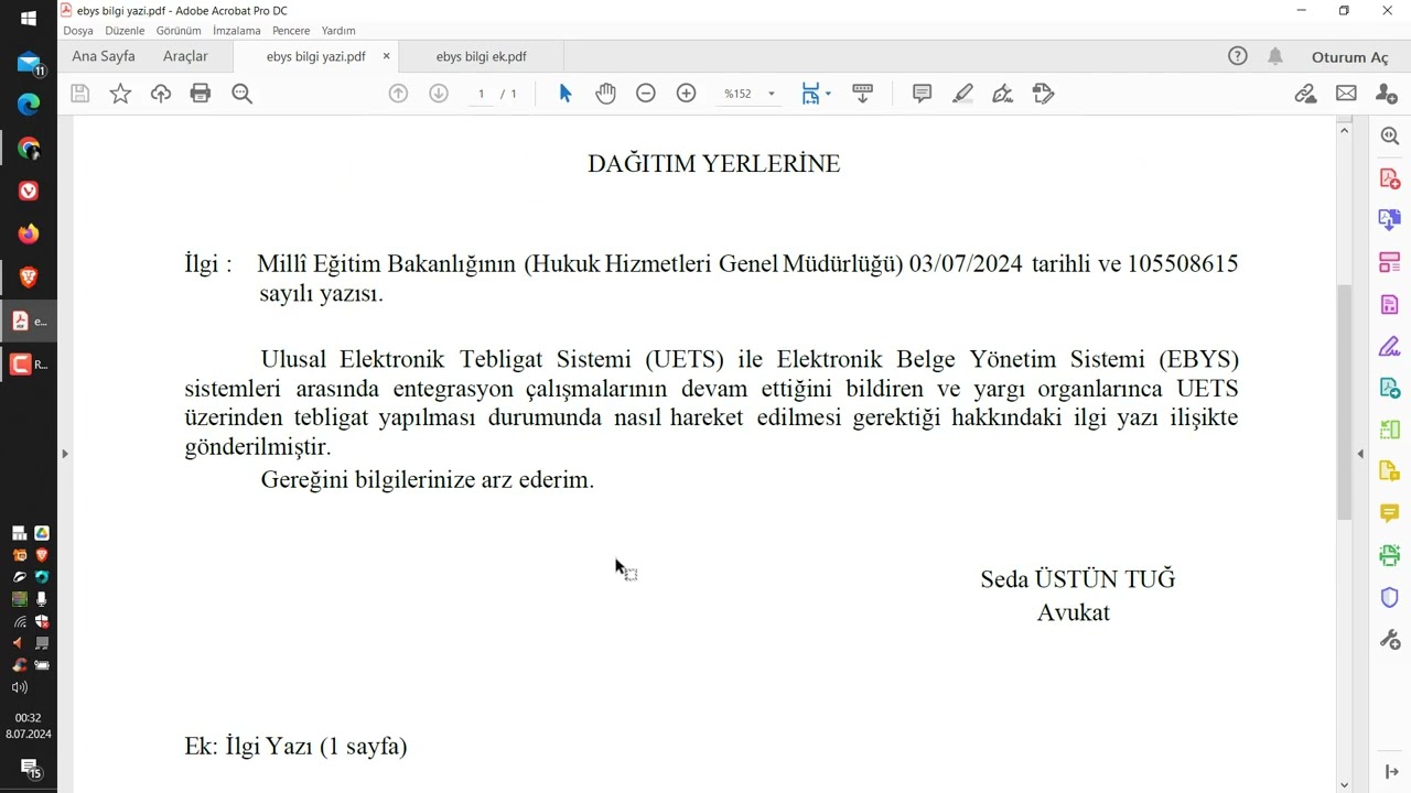 3- MEB BELGENET (EBYS) - Resmi Yazı Oluşturma, Gönderme