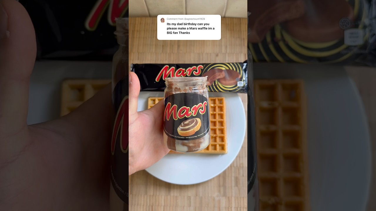 Mars caramel waffle ! 👌