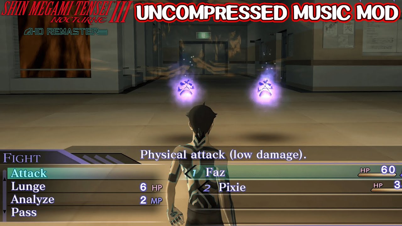 Uncompressed Music Mod - Shin Megami Tensei 3 Nocturne HD Remaster