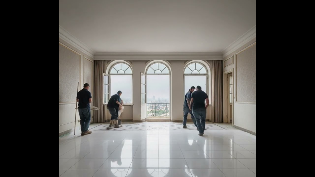 Ai generated Luxury room cleaning