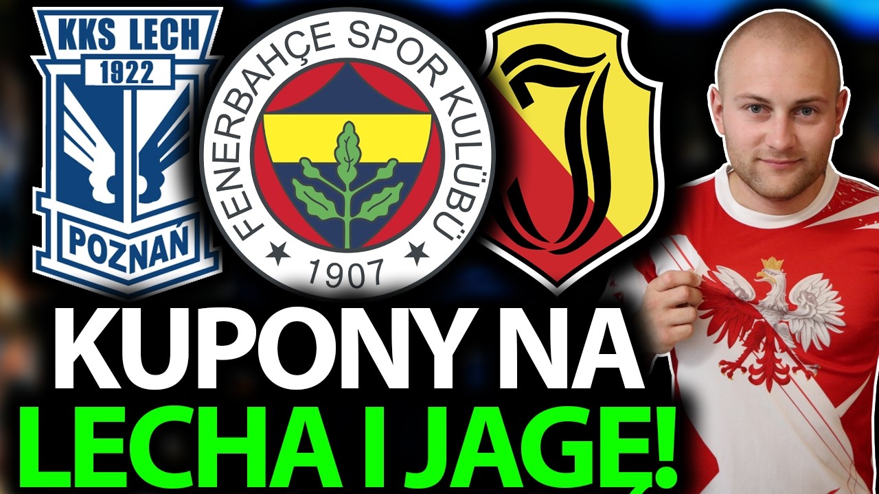 Liga EUROPY i KONFERENCJI na KUPONACH! Typy na mecz Lecha POZNAŃ i Jagiellonii BIAŁYSTOK!