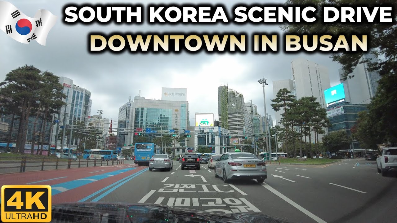 South Korea Scenic Drive in Busan, 4K