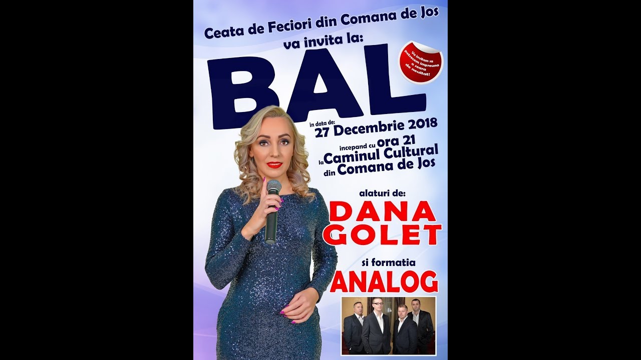 Dana GOLEŢ II Formaţia ANALOG II BAL COMĂNA DE JOS