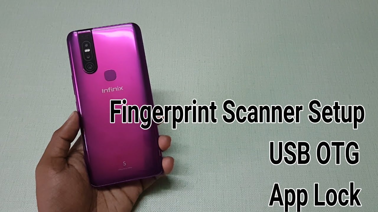 Infinix S5 Pro Fingerprint Scanner Setup, USB OTG, App Lock