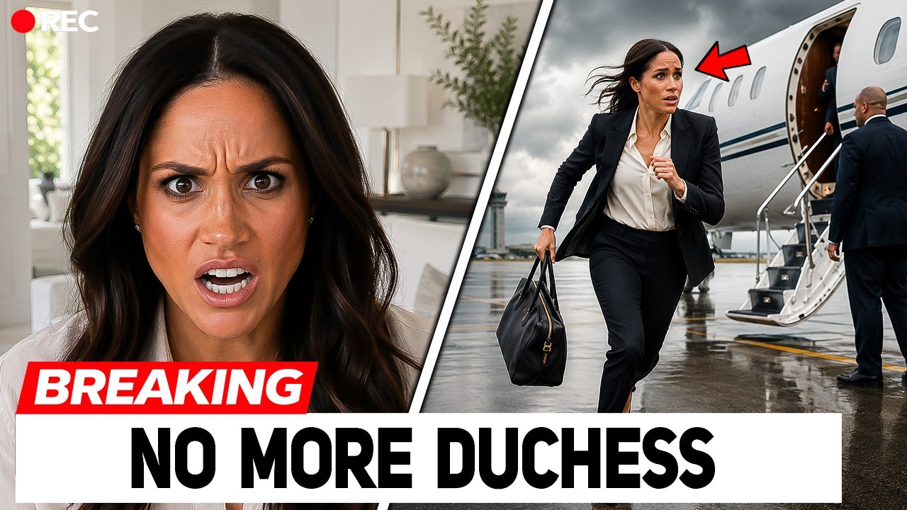 Emergency Flight! Meghan Markle Heads to UK After Reports of Palace Move to Strip Titles!