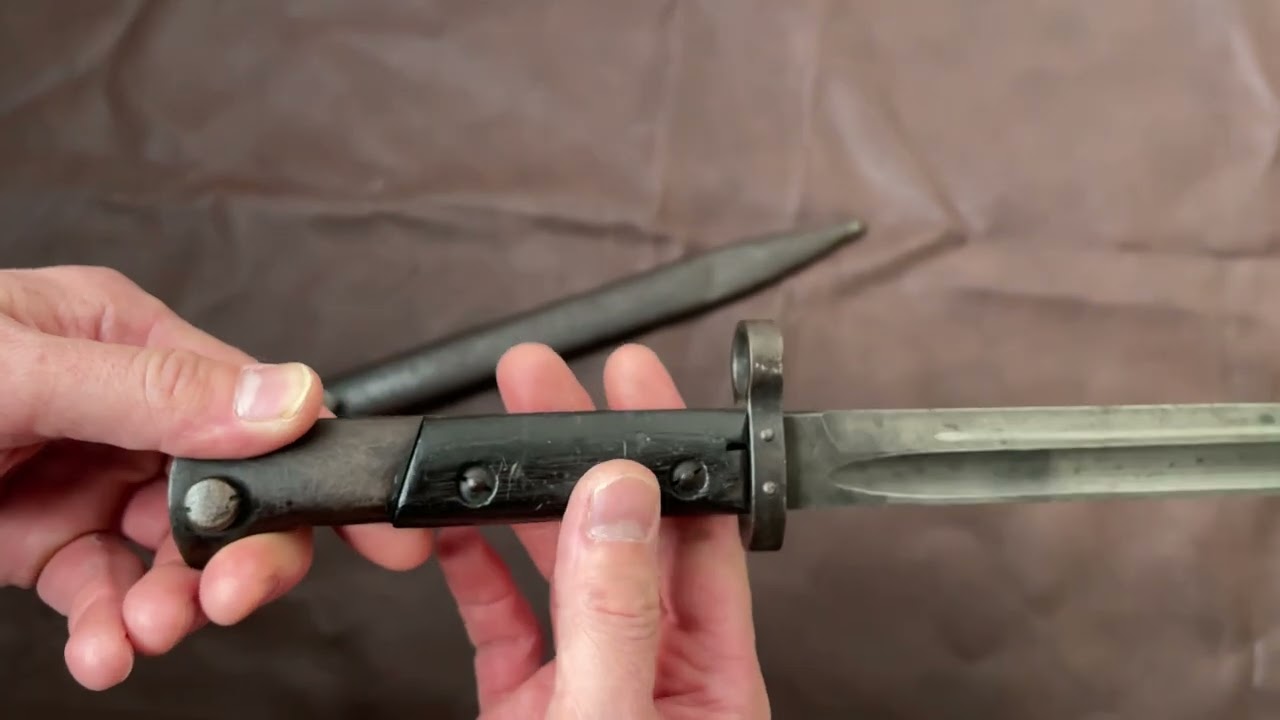 Rare bodák bajonett bayonet vz.24  German Waa stamp. Slovak vz 24