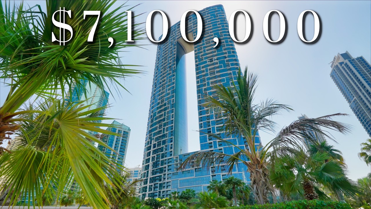 Внутри ультрароскошных апартаментов стоимостью 7 100 000 долларов — адрес: Jumeirah Beach Residence