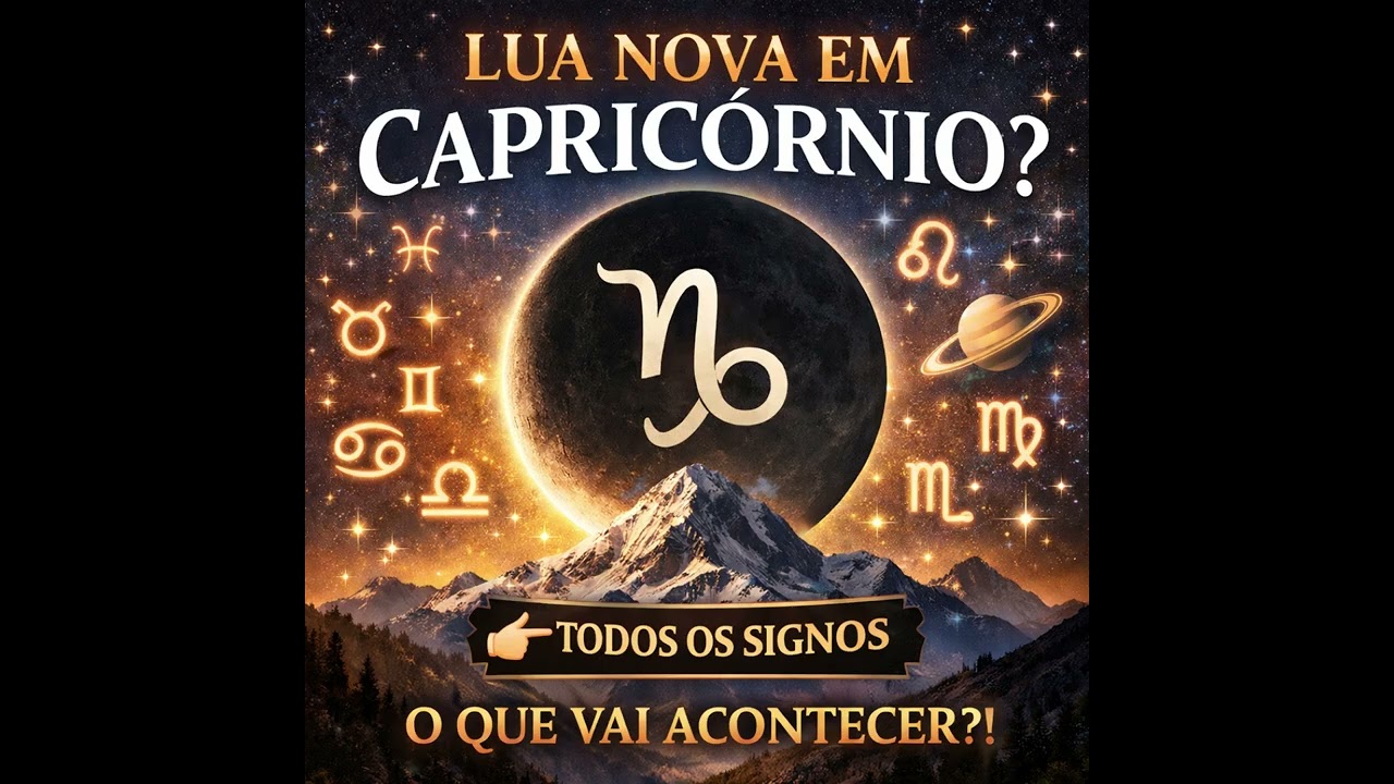 NADA SERÁ CONSTRUÍDO POR ACASO. A LUA NOVA EM CAPRICÓRNIO ATIVA ESCOLHAS DE LONGO PRAZO