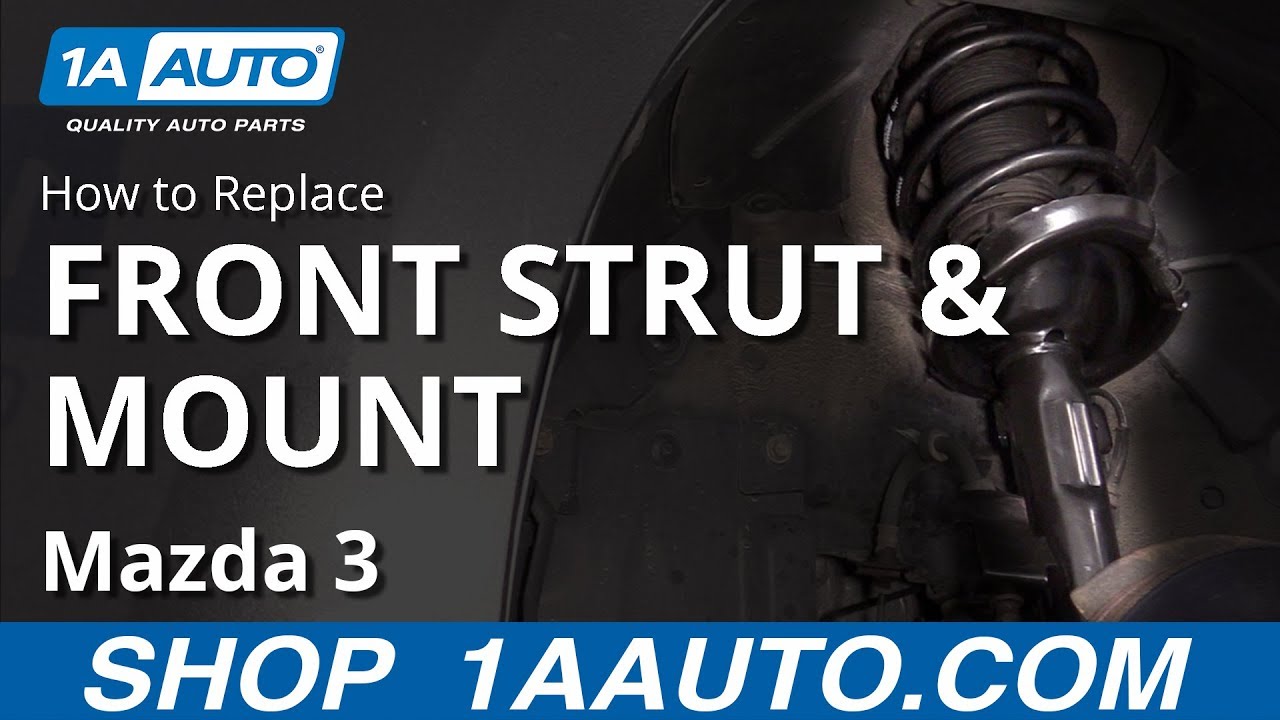 How to Replace Front Strut and Mount 08-13 Mazda 3