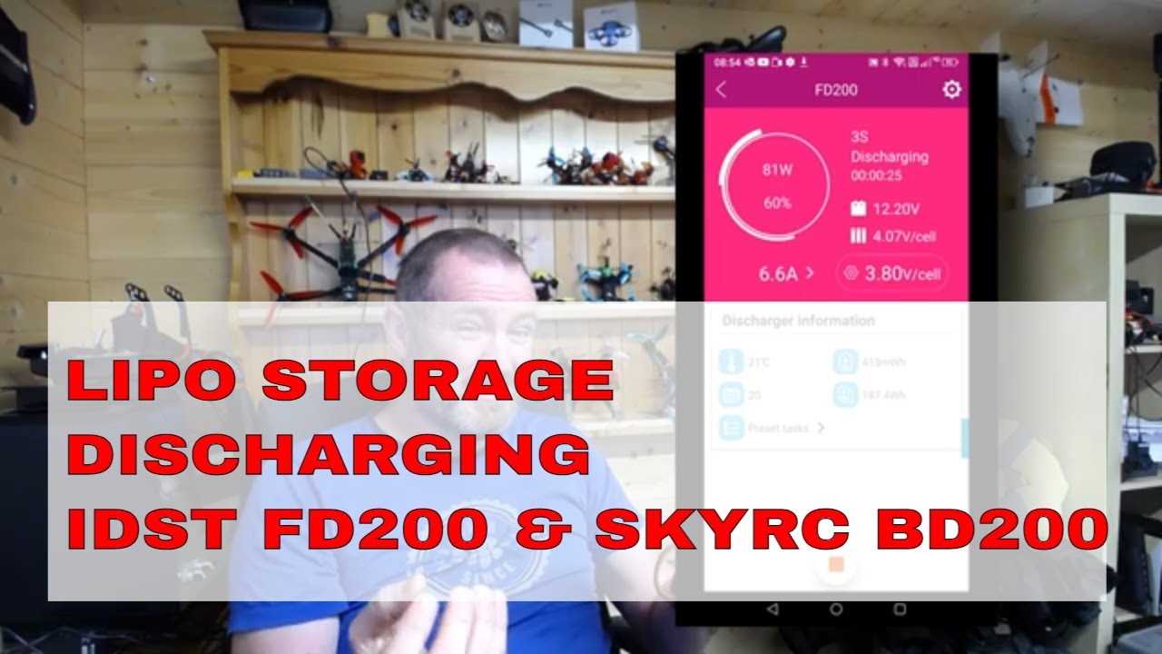 LIPO STORAGE DISCHARGING | ISDT FD-200 | SKYRC BD200