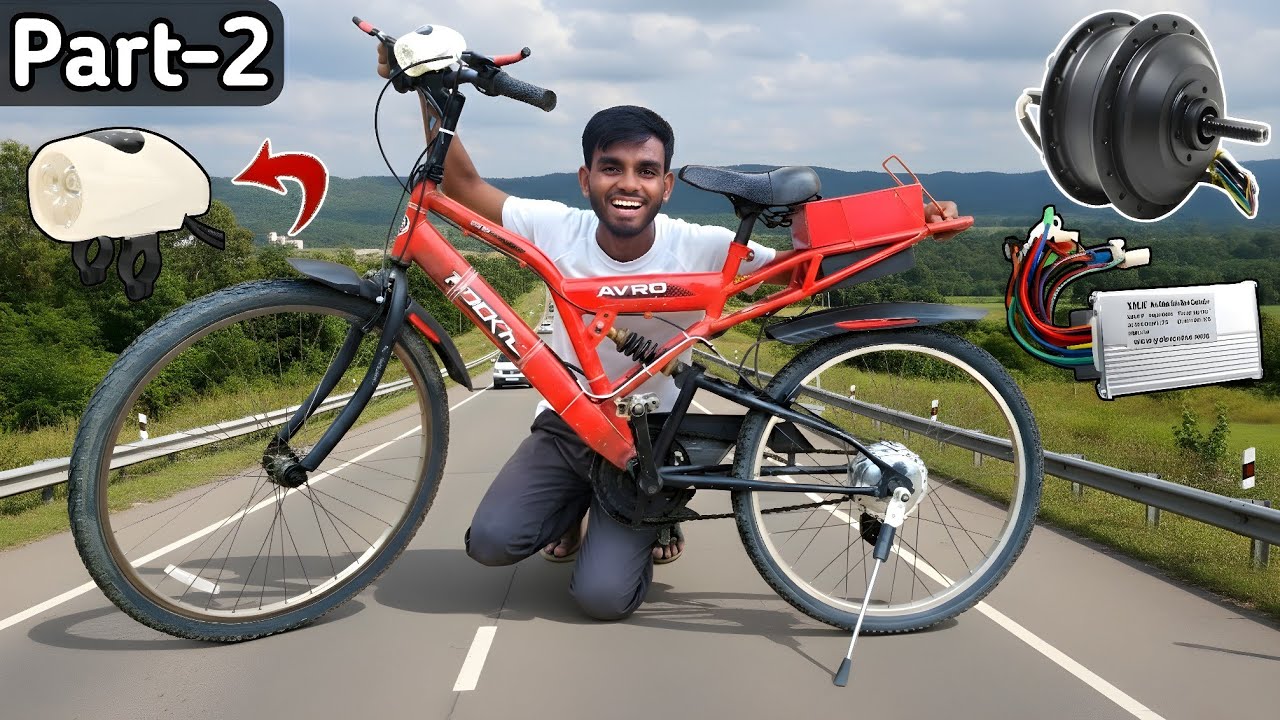 घर पर बनाओ सबसे Best Electric Cycle😍🔥 | How To Make Electric Cycle | AK technical amrit
