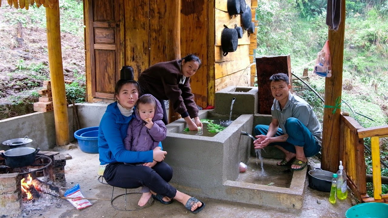 Farm Family, Upgrading to a New Sink Style, Working Together Happily | Mountain Family Life