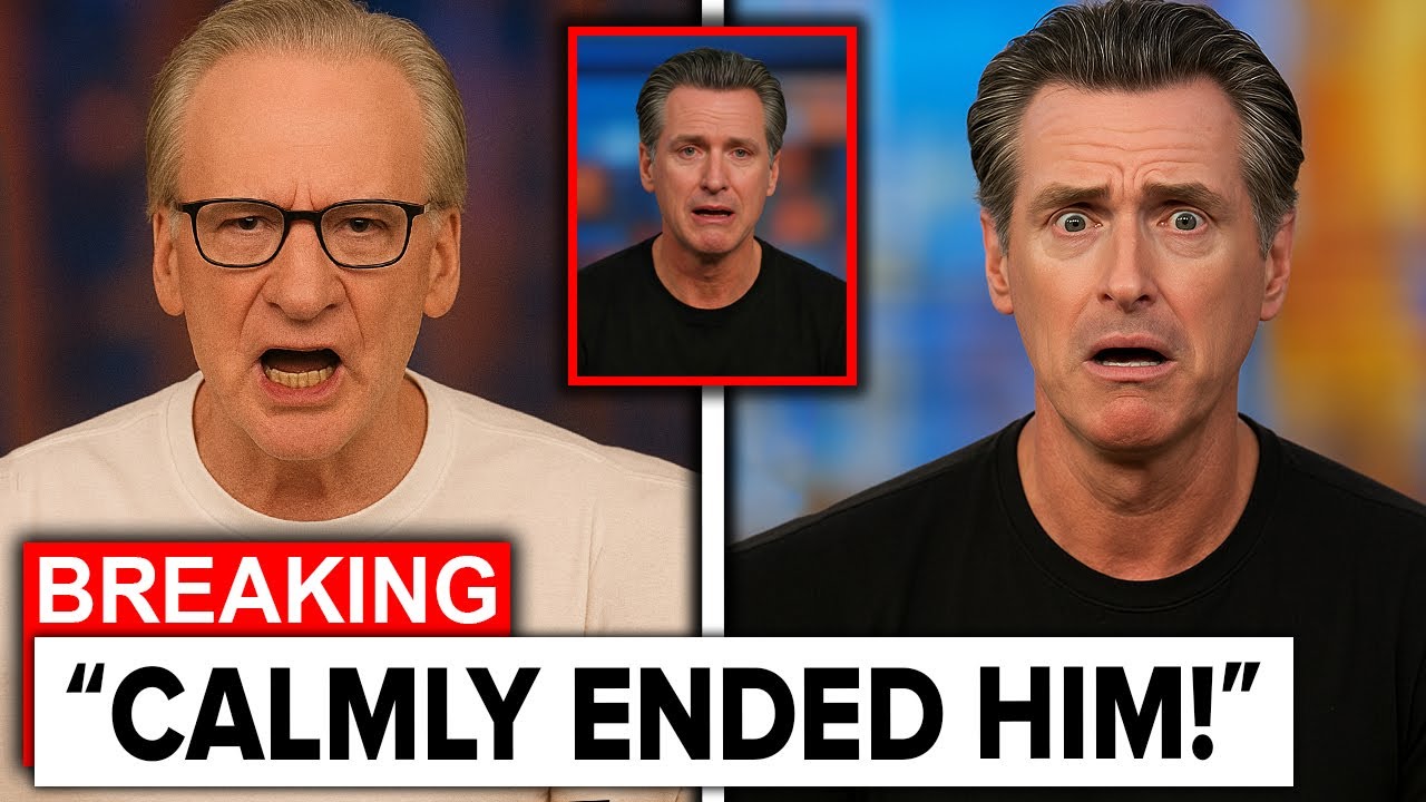 Bill Maher Calmly Dismantles Gavin Newsom in Tense Debate Moment!