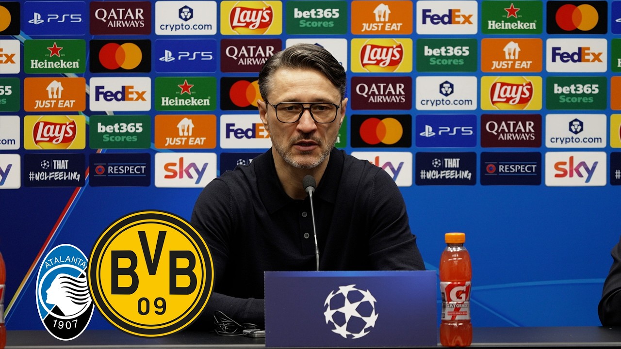 Live: Pressekonferenz mit Niko Kovac | Atalanta BC - BVB