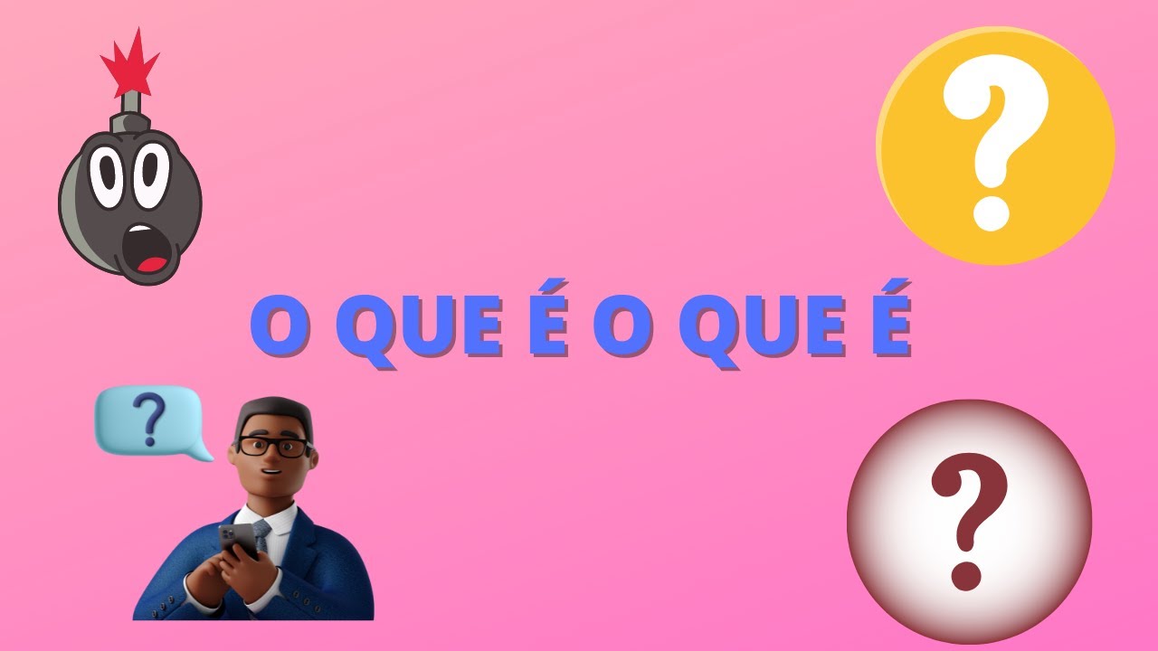 CHARADAS O QUE É O QUE É-charadas com respostas