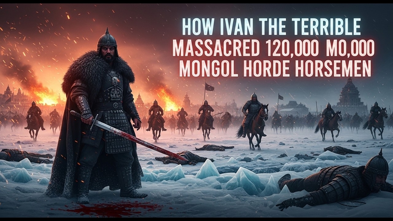How IVAN THE TERRIBLE Massacred 120,000 Mongol Horde Horsemen