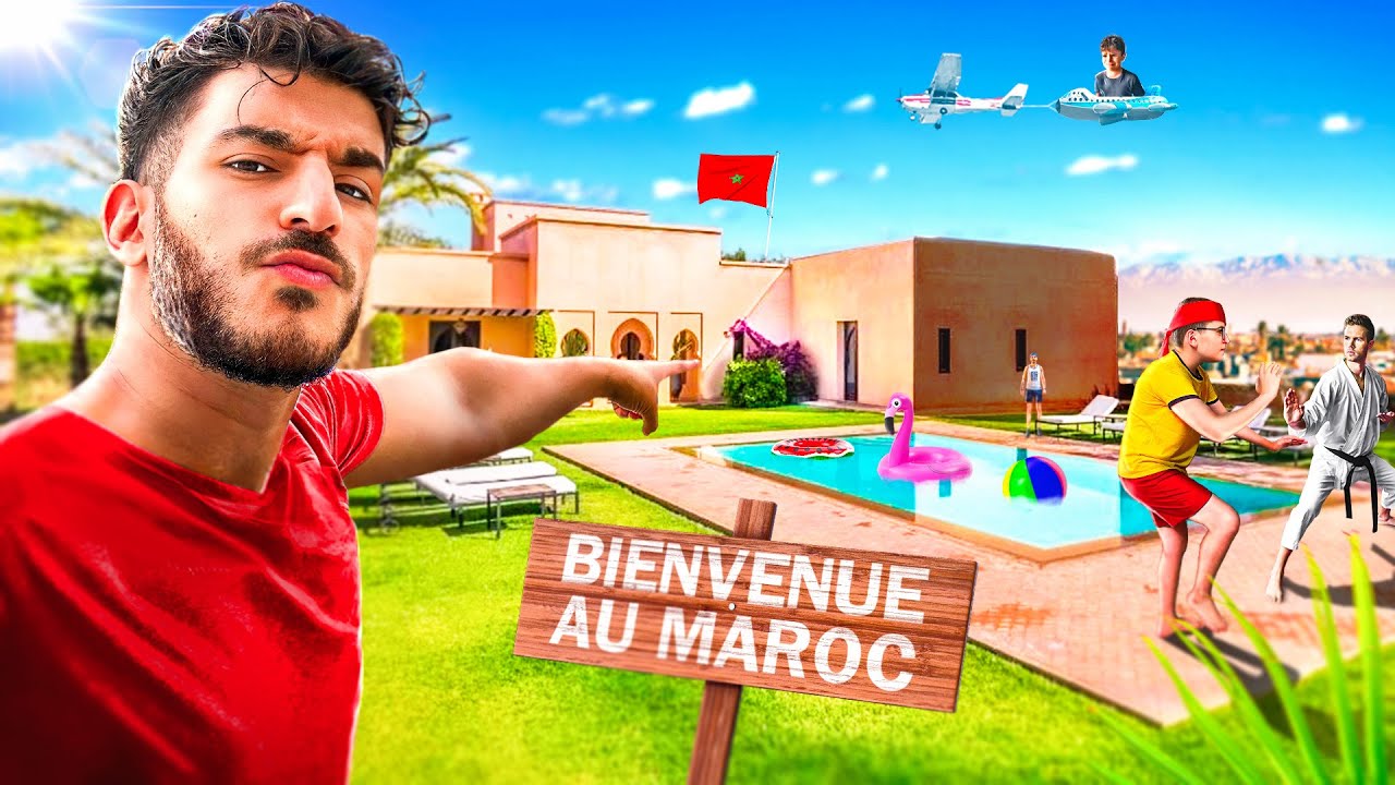4 FRÈRES DÉCOUVRENT LEUR VILLA AU MAROC ! Rémi se bat avec un marocain.. #MarocJ2