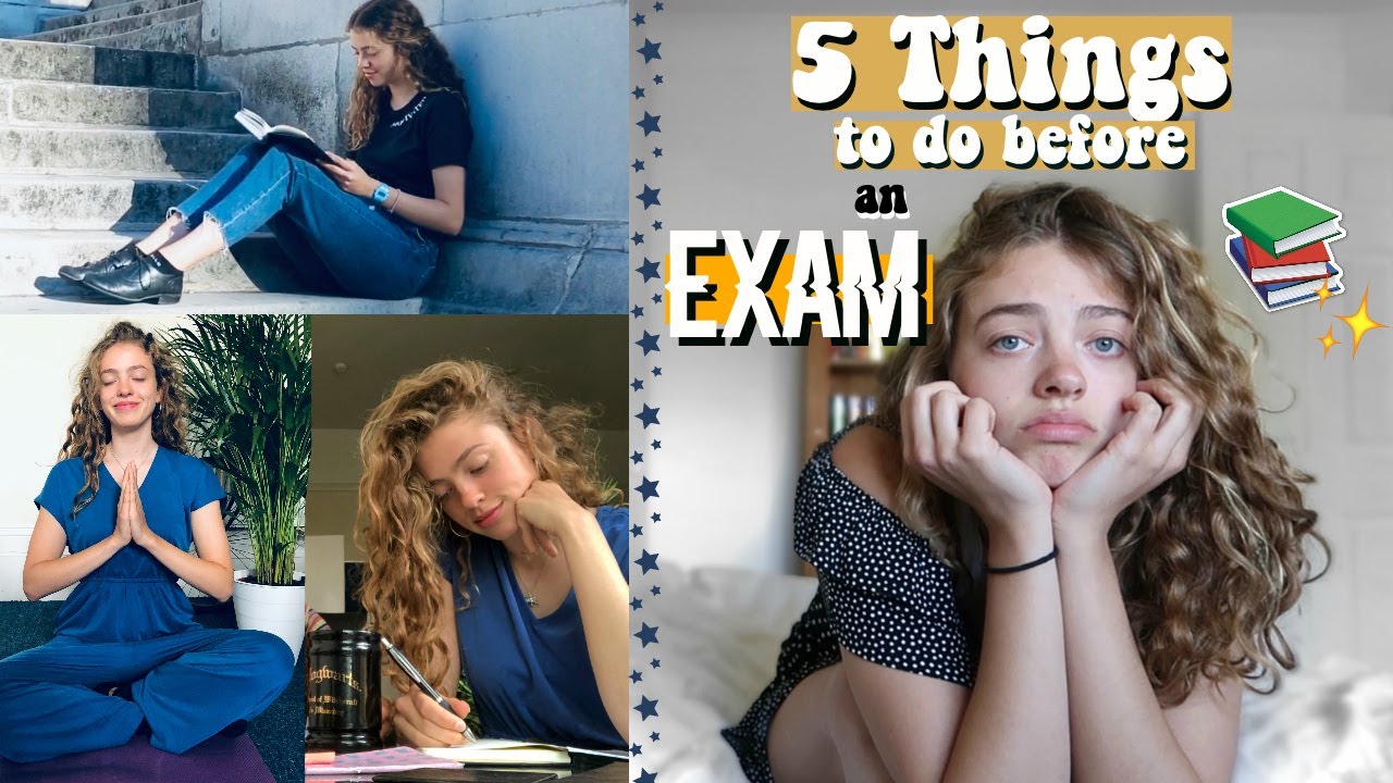 5 Things All Students Should Do Before an Exam!! (instead of stress haha)