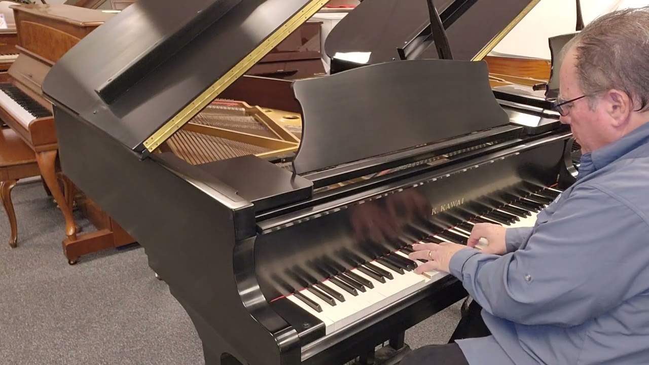 Kawai ebony grand piano for sale