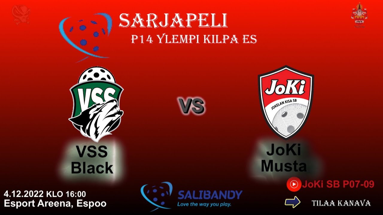 P14 Etelä-Suomi  VSS Black - JoKi Musta 4.12.2022