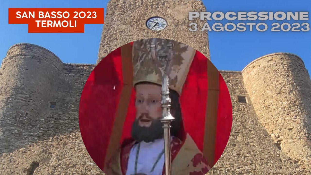 San Basso 2023 a Termoli - Processione del 3 Agosto con la Banda di Fisciano
