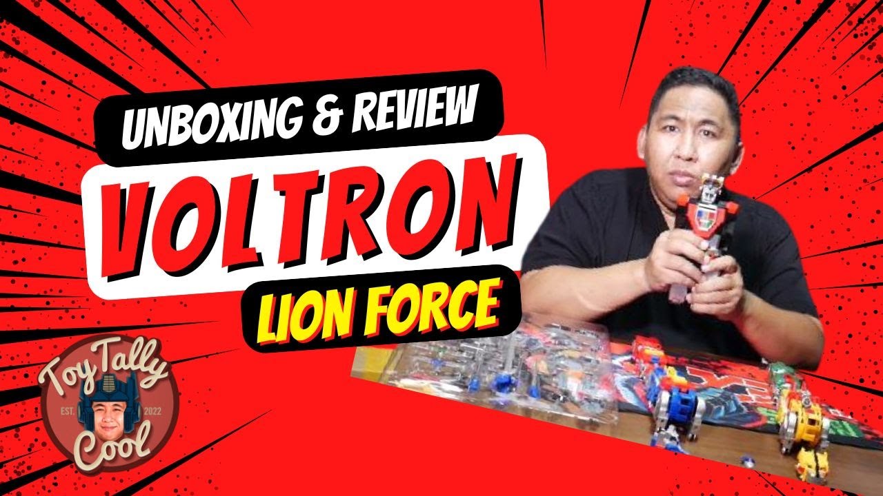 Let's Go Voltron Force: Unboxing and Toy Review of the Musclebear Voltron Lion Force