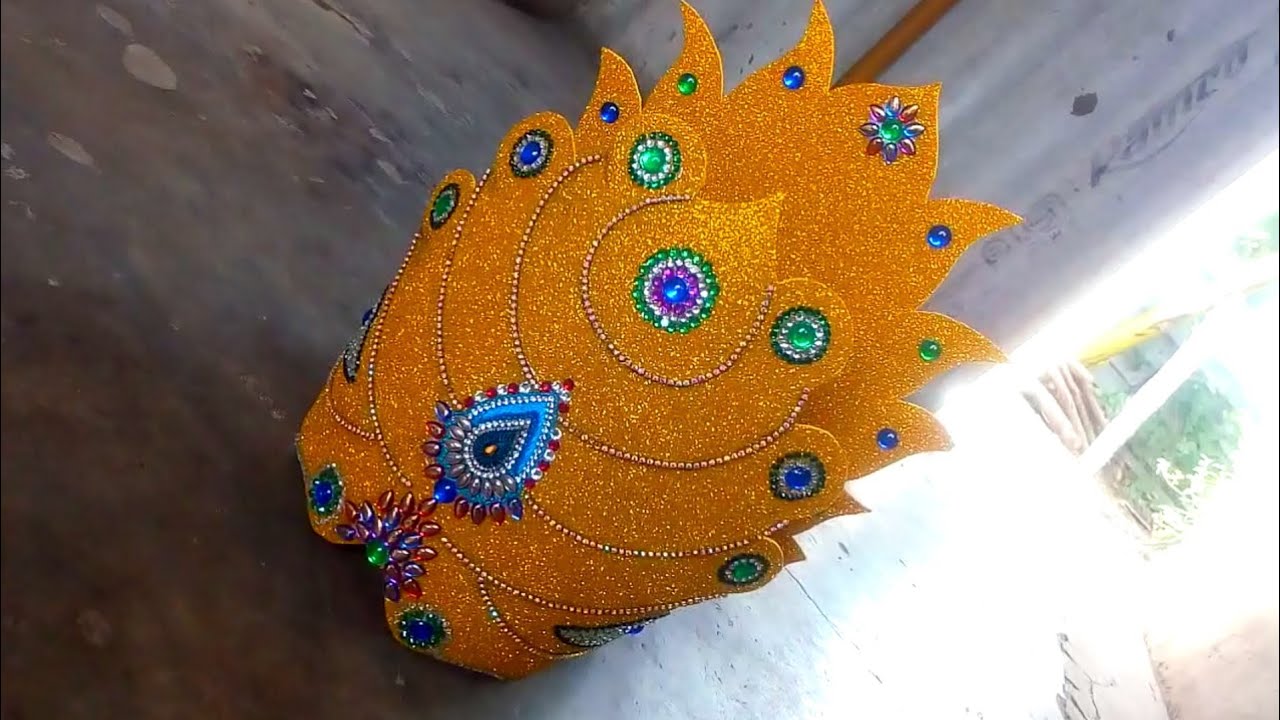 அம்மன் கிரீடம் | Amman Kireedam Making | Black pulse | Crown |