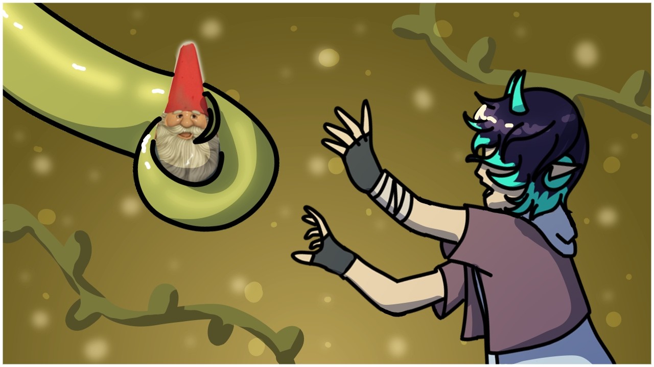Exploring A DISGUSTING Place With My Gnome