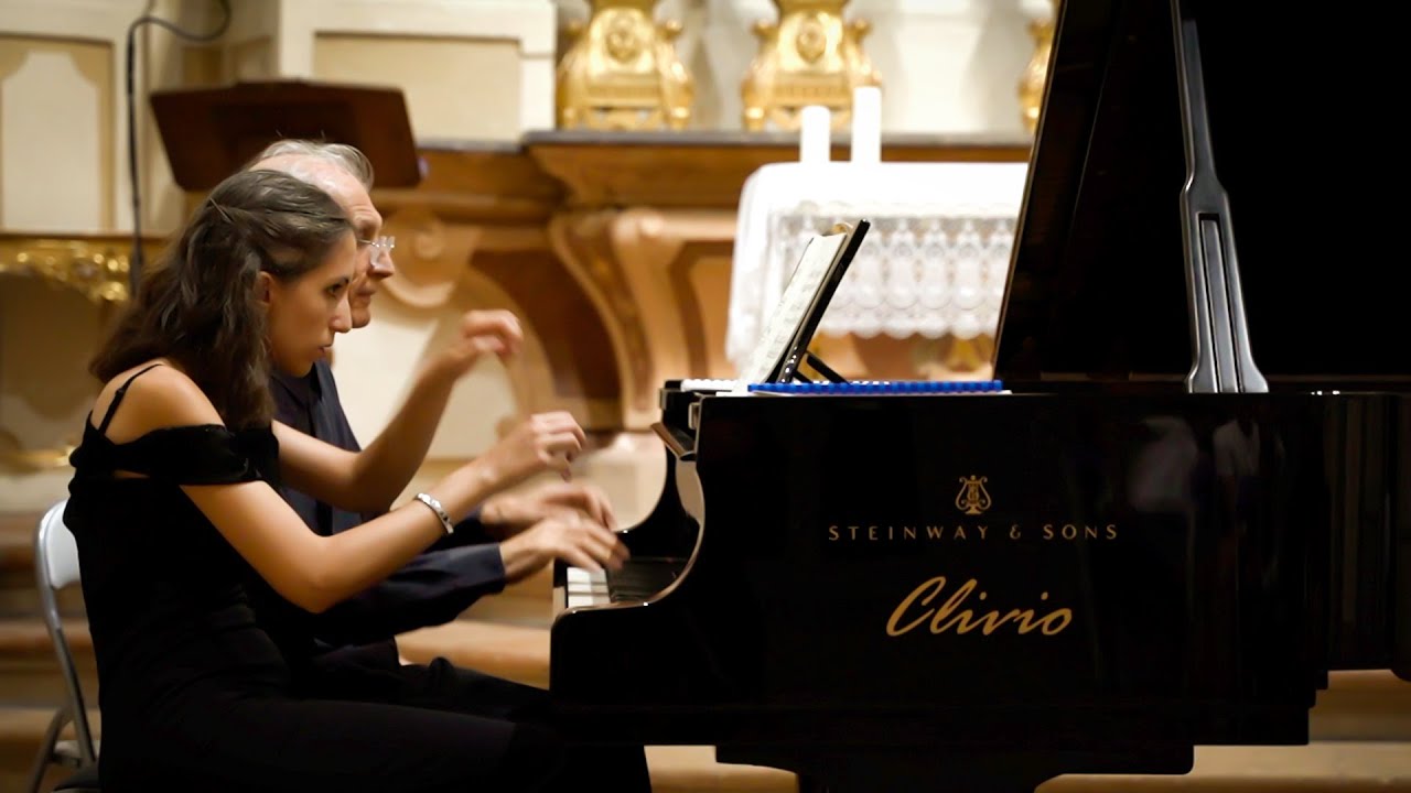 J. Brahms Variations on a Theme by R. Schumann op 23 - N. Basta-A. Drago  piano