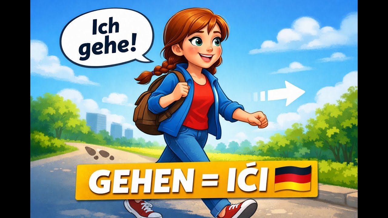 GEHEN 🇩🇪 – glagol koji koristiš doslovno svaki dan | Njemački A1