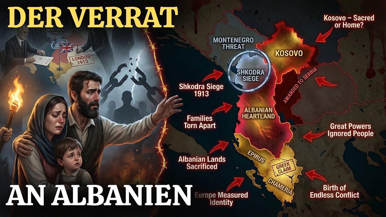 Wie die Großmächte Albanien opferten: Der geheime Pakt von 1913 | Albanien Geschichte
