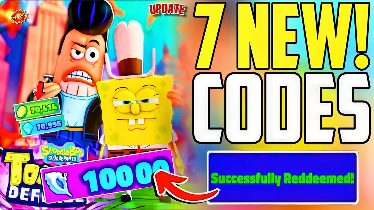 ⚠️UPDATE-37!💥[CODE]⚠️ SPONGEBOB TOWER DEFENSE ROBLOX CODES 2035! SPONGEBOB TOWER DEFENSE CODES! 
