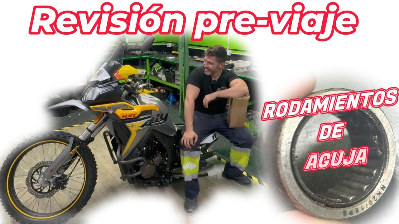 VOGE 300 RALLY 🔧 CAMBIO, ENGRASE Y MONTAJE DE RODAMIENTOS DE AGUJAS