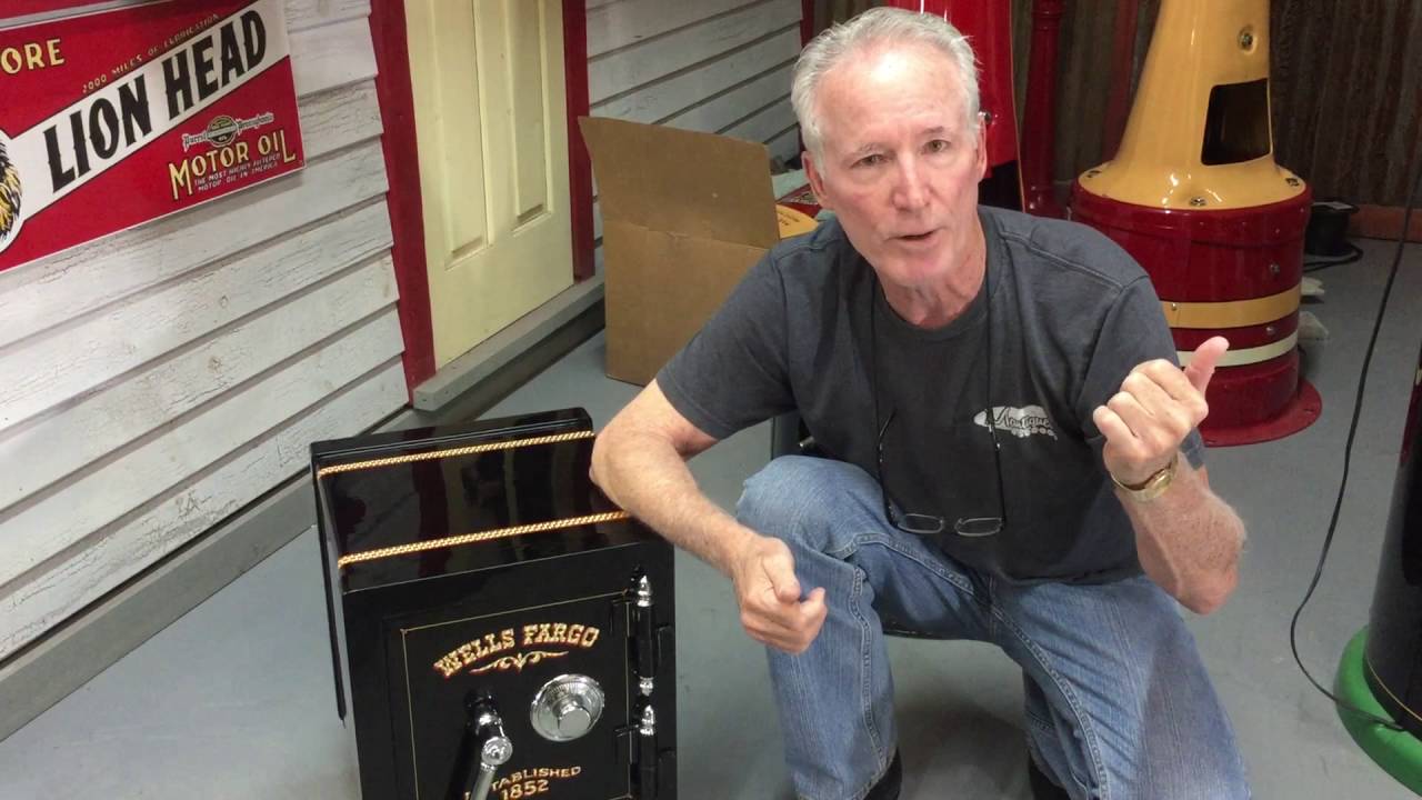 vintage WELLS FARGO  Safe restored