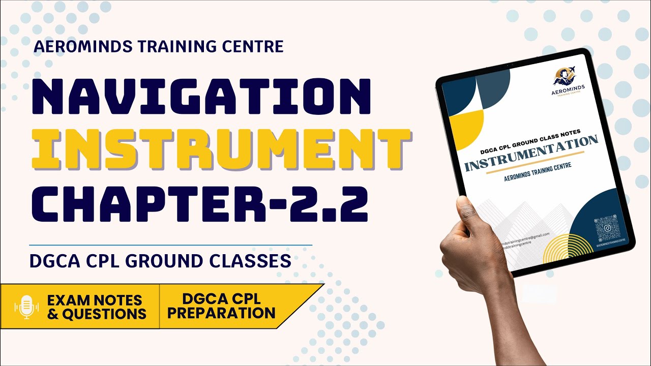 Air Navigation | Instruments | Chapter 2 - Pitot Static Systems (Part 2) | DGCA CPL NOTES AND MCQS