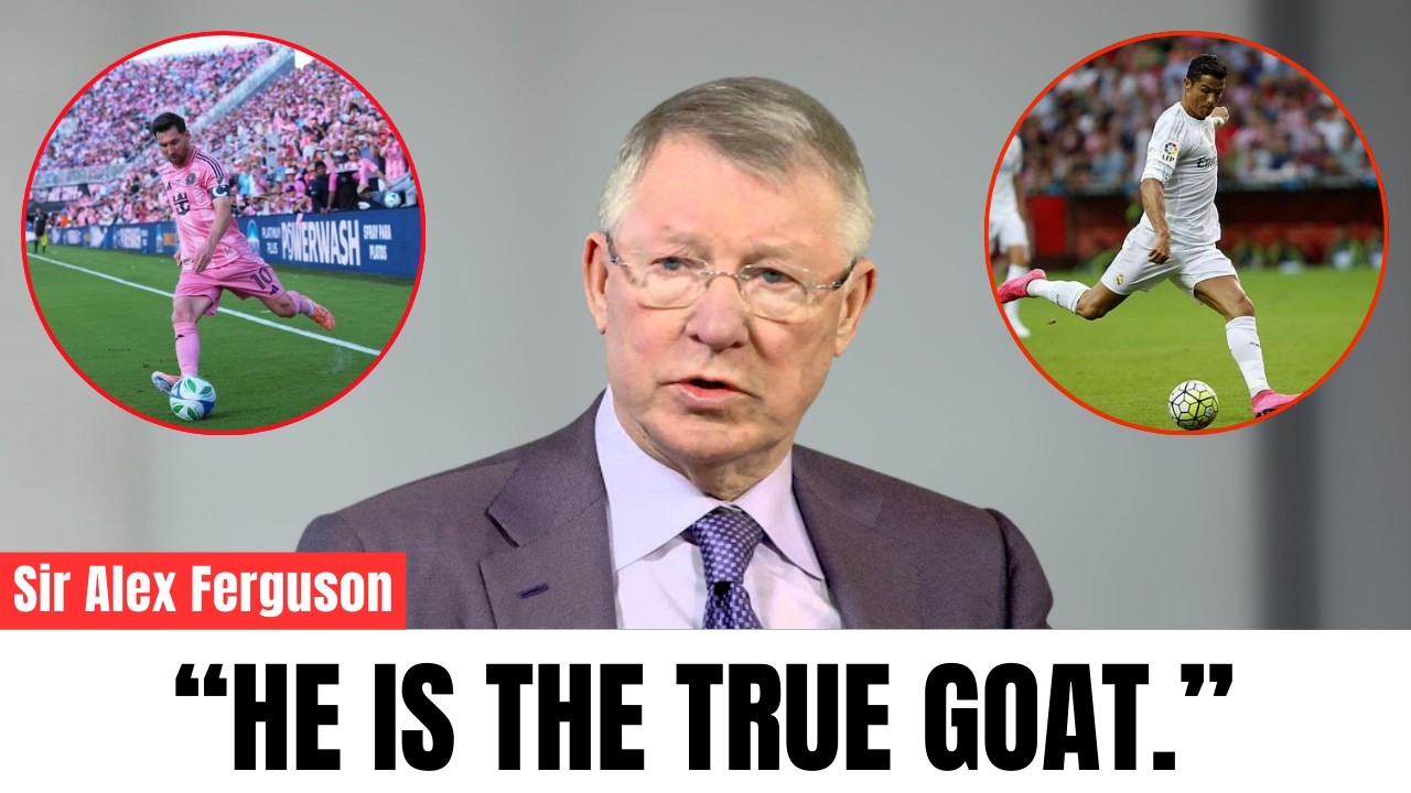 Sir Alex Ferguson admits the truth about Messi: “Ronaldo scores… Messi collapses systems.”